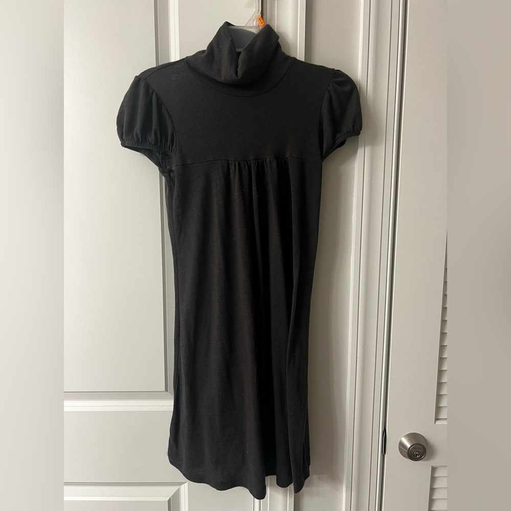 Knee-length Turtle Neck Dress